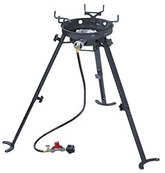 Eastman Outdoors 90411 Portable Kahuna Burner with XL Brackets and Adjustable Legs