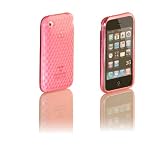 Für die Dame: 7 Silikon Hüllen/Skins/Tasche + Spiegel Displayschutzfolie für IPHONE 3g & 3gs. Farben: Pink, Rosa, Baby-Blau, Rot, Lila/Flieder