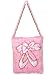 Girls Pink Sequin Beaded Ballet Ballerina Slipper Purse