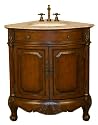 32" Bathroom Furniture Travertine Top Single Sink Vanity Cabinet 126T
