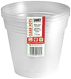 from Sankey Sankey Clear Plant Pot Pack (Clear, 15 cm)