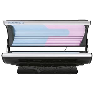 Solar Storm 24 Bulb Tanning Bed with Arm and Face Lamps