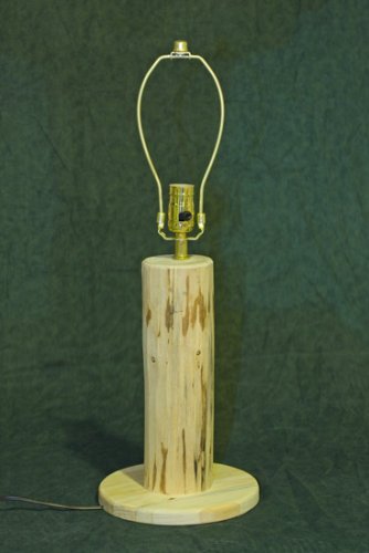 Log Furniture - Lamp-Varnished - Free Shipping 48 States