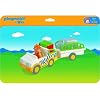 Playmobil - 6743 - 1.2.3 - Gardien de zoo / Vehicule