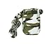 Green and White Camouflage Cell Phone Purse Plus with Adjustable Shoulder Strap