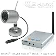 Sharx Security SCX2812F Silver Bullet 2.4 GHz Wireless Color Weatherproof Indoor Outdoor Camera and Receiver Kit with Night Vision and Sound