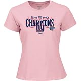 New York Giants Super Bowl XLII Champions Women's Official Pink Locker Room Tee at Reebok