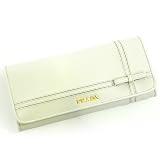 [プラダ]PRADA リボン＆ロゴデザイン 二つ折り長財布　1Ｍ1132　TALCO ホワイト 並行輸入品