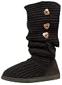 Golddigga Womens Crutch Cardi Boot Black