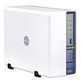 Synology DiskStation 2-Bay (Diskless) Network Attached Storage DS210j (White)