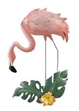Fanciful Flamingo Handcrafted Metal Wall Decor