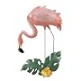 Fanciful Flamingo Handcrafted Metal Wall Decor