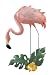 Outdoor Living : Fanciful Flamingo Handcrafted Metal Wall Decor