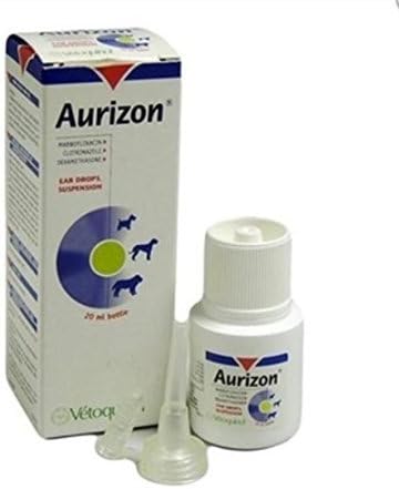 Aurizon Inflammation of the Inner Ear Infections, Bacteria and Fungi. For Dogs Only Volume 10 Ml.