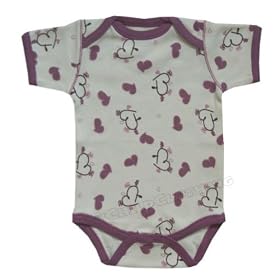 Nursery Charms Organic Cotton Short Sleeve Snapsuit