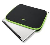 Canyon CNR-NB11AG Notebook Schutzh&uuml;lle Sleeve bis 25,4 cm (10 Zoll) schwarz / gr&uuml;n