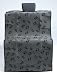 Pet Supplies : Kozy K-9 Junior in Charcoal Denim with Paw Prints