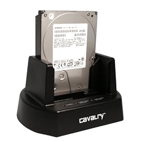 Cavalry CAHDD Series USB Dual-bay Dock and One (1) 1 TB 3.5-Inch SATA Hard Drive--Bundle CAHDD3001T1