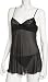 Apparel : Cinema Etoile Women's Chiffon Babydoll And Thong Set
