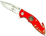 M- Tech 7 Fire Fighter Rescue Knife MT384RD