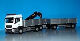 Eigenschaften EMEK / EMEK - 50892 - MAN TG-S LX, offener Hängerzug / LKW mit Pritische und Anhänger / Sammler Modell und Kinder - Spielzeug in detaillierter und robuster Ausführung. Wetterfest für Spielplatz und Sandkasten geeignet. Zubehör für jede Gartenbahn. Maßstab /Maßstabsmodell