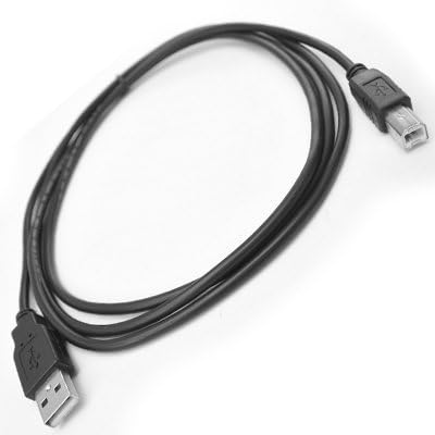 turning HP PhotoSmart Printer USB Cable Cord A-B 6 Feet