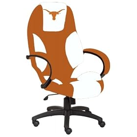 Texas UT Longhorns LEATHER DESK OFFICE EXECUTIVE CHAIR
