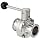 Dixon B5101V150CC-A Stainless Steel 316L Butterfly Valve with Pull Handle and Viton Seal, 1-1/2" Tube OD