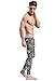 ZIHAN Men's Printing Slim Fit Leggings Tight Pants