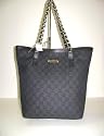 Authentic Gucci Dark Dark Denim Tote Bag 196750