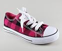 Lace-Up Plaid Sneaker