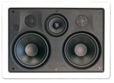 Pure Resonance Audio PRS-CC555 In Wall Center Channel Speaker 150W 3 Mid Range Dual Tweeters