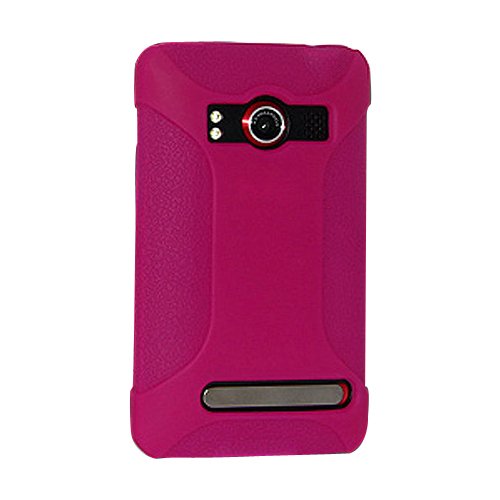Amzer Silicone Skin Jelly Case for HTC EVO 4G (Hot Pink)