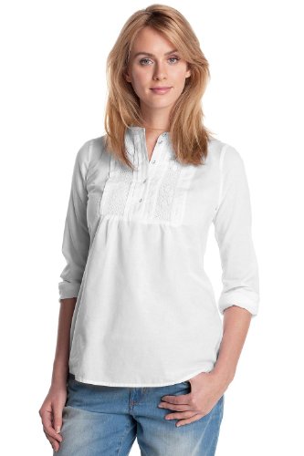 ESPRIT Damen Bluse, C21388, Gr. 44 (XXL), Wei&szlig; (white 100) Preisvergleich