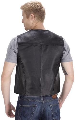 VikingCycle Raider Motorcycle Vest for Men (XL)