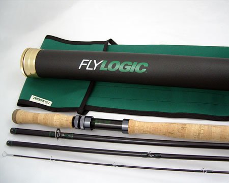 Fly Logic Dec Hogan Spey Double Handed Fly Fishing Rod FLO+ 1409/4 14' #9 Weight 4 Piece Speyrod with Tube and Sock
