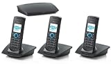 Triple (Three Handsets) RTX Dualphone 3088 PSTN / Skype (NO PC) Dual DECT Phone