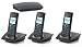 Electronics : Triple (Three Handsets) RTX Dualphone 3088 PSTN / Skype (NO PC) Dual DECT Phone