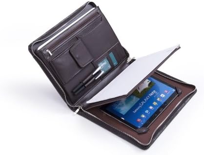 Deluxe Lizard-Textured Padfolio for Samsung Galaxy Tab A 9.7 and Letter / A4 Paper