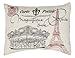 Elysee Stencil Paris Pillow 14x18