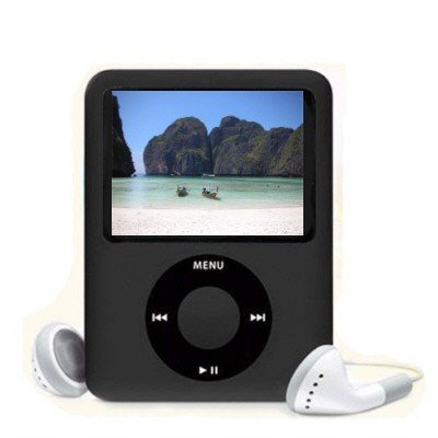 Childrens Toyshop  Computer : 2GB AudioTech Square 1.8" TFT MP3/MP4/Video Player - Black