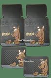4PC Scooby Doo Face design Car Truck SUV Floor Mats