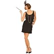 Black Flapper Adult - X-Large (14-18)