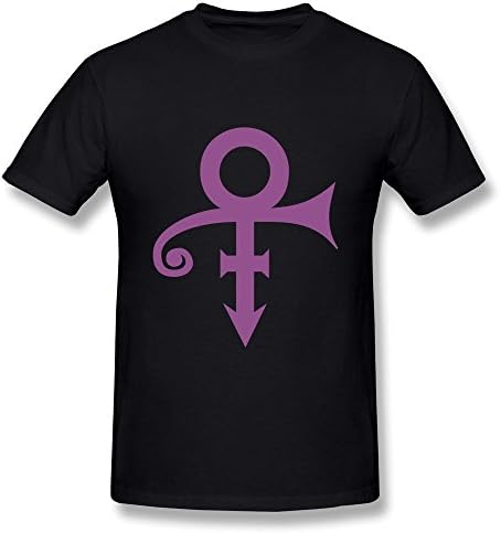 HOTUP Men's Prince Logo T-shirt Tee XL Black