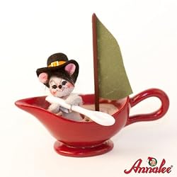 3" Gravy Boat Mouse By Annalee
