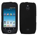 Samsung Exhibit 4G Gel Skin Protector Case - Black