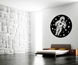Vinyl Wall Decal Sticker Astronaut Floating in space item OS_MB105s