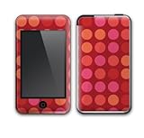 Red Polka Dots Design Decal Protective Skin Sticker for Apple iPod Touch