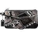 Coach Black Patchwork Wristlet 42003