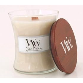 Vanilla Bean Woodwick Jar Candle   22 Oz.